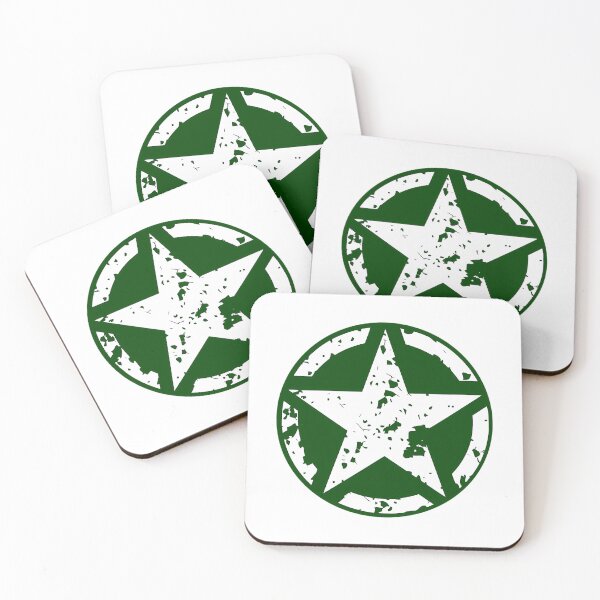 Item preview, Distressed Army Star designed and sold by Lion-Minard.