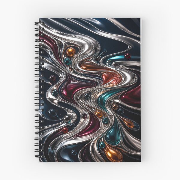 Item preview, Neo Deco Chrome Ribbon Current designed and sold by GraphycoPublish.