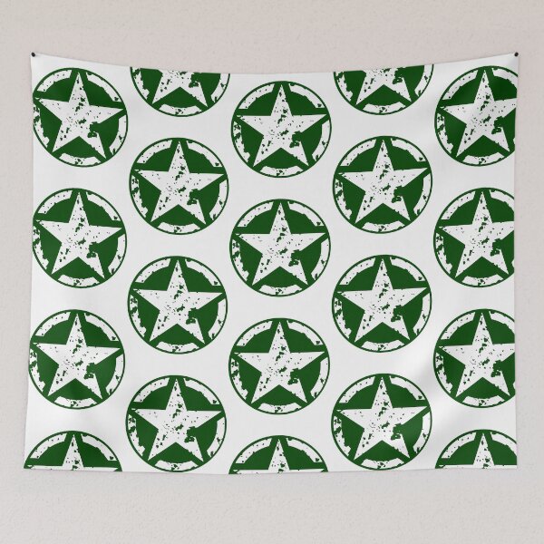 Item preview, Distressed Army Star designed and sold by Lion-Minard.