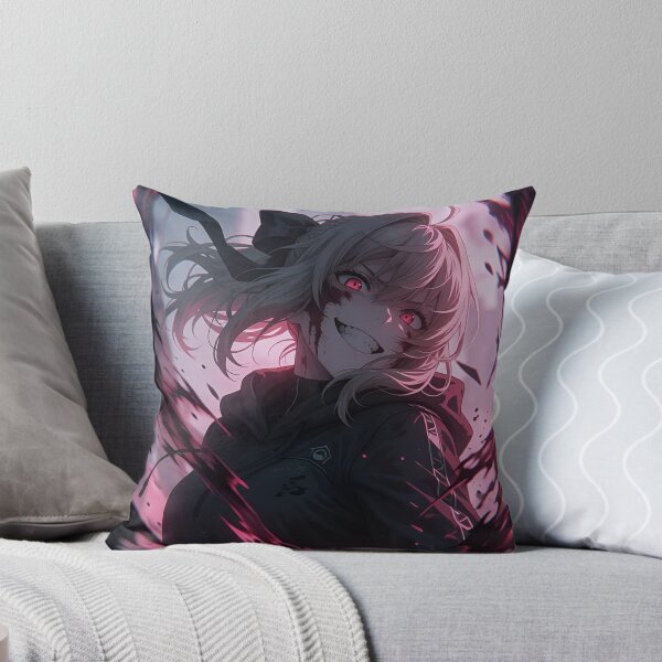 Item preview, Saber | Crimson Shadow Anime Girl – Dark Pink Gothic Warrior Artwork designed and sold by Dyan4.