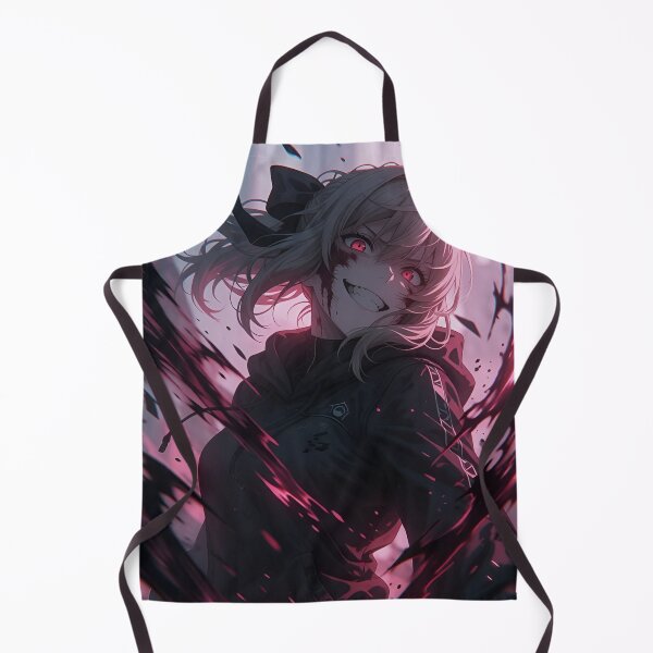 Item preview, Saber | Crimson Shadow Anime Girl – Dark Pink Gothic Warrior Artwork designed and sold by Dyan4.