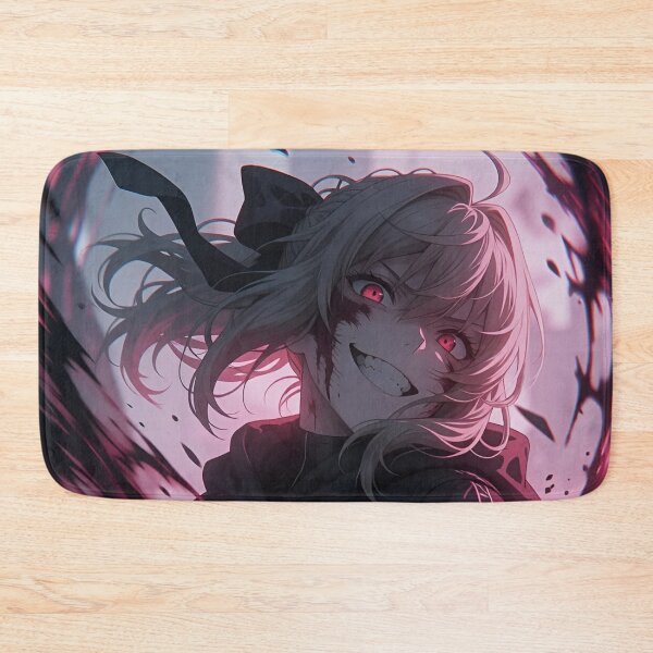 Item preview, Saber | Crimson Shadow Anime Girl – Dark Pink Gothic Warrior Artwork designed and sold by Dyan4.