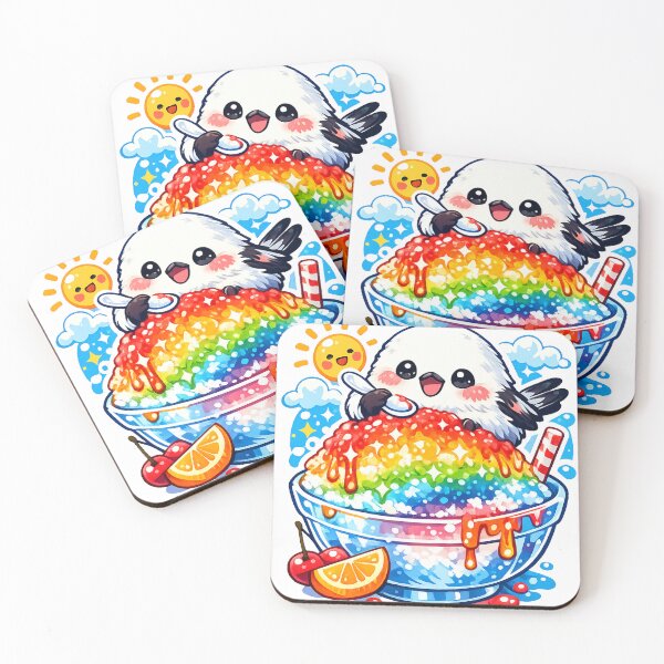 Item preview, Kawaii Shima Enaga Rainbow Kakigori – Cute Japanese Shaved Ice Bird designed and sold by kawaii animal store (in Japan).