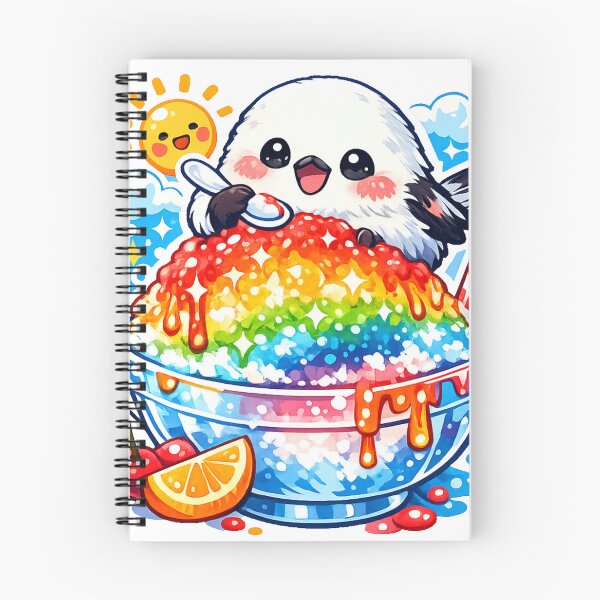 Item preview, Kawaii Shima Enaga Rainbow Kakigori – Cute Japanese Shaved Ice Bird designed and sold by kawaii animal store (in Japan).