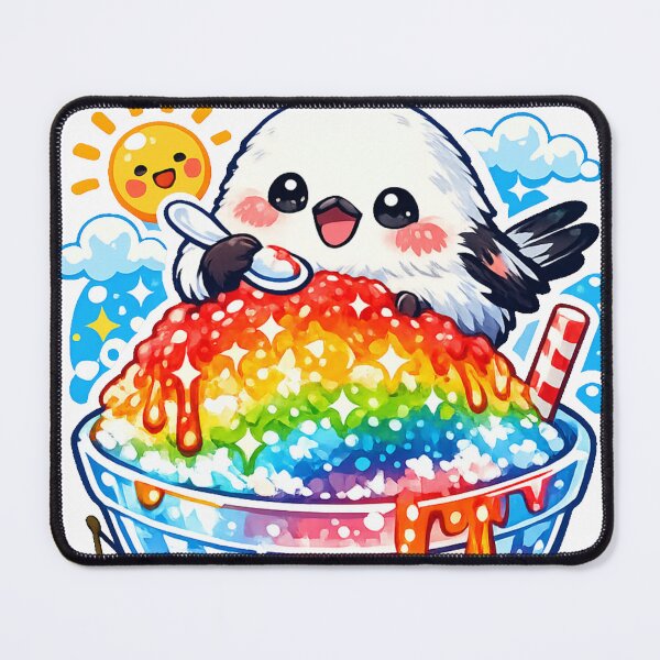 Item preview, Kawaii Shima Enaga Rainbow Kakigori – Cute Japanese Shaved Ice Bird designed and sold by kawaii animal store (in Japan).