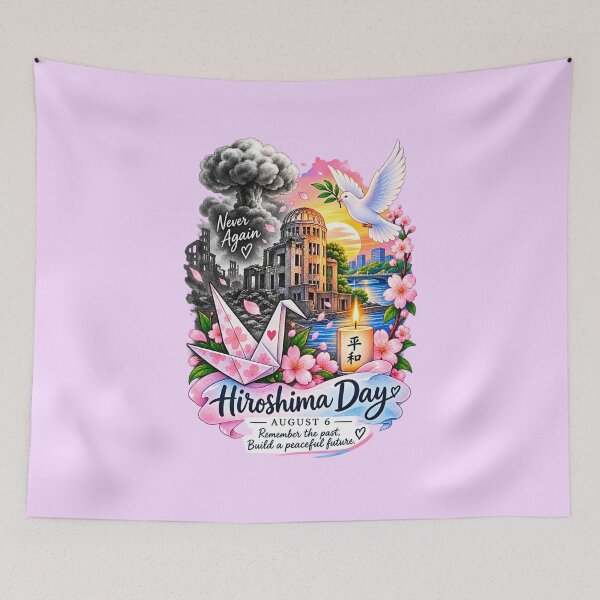 Item preview, Hiroshima Day – Remember the Past, Build Peace designed and sold by StickyDelights.