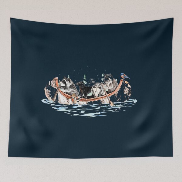 Item preview, Critter Canoe - Forest Animals  designed and sold by Eversoles.