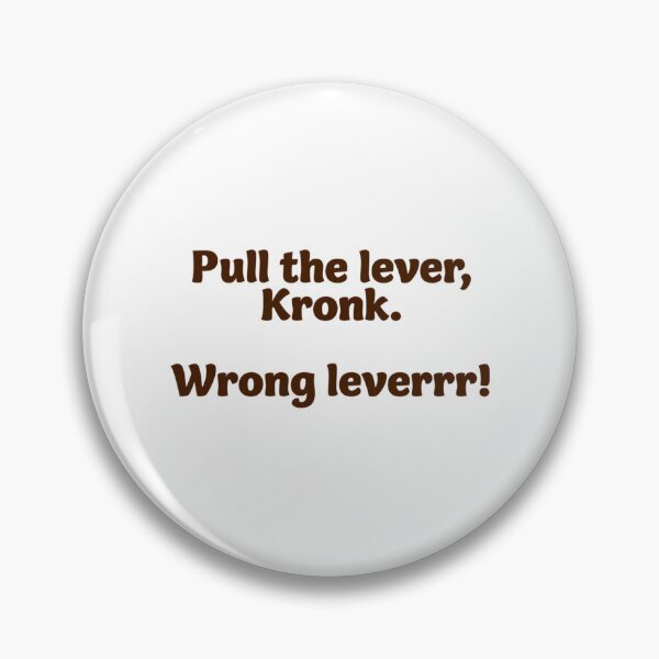 Artikelvorschau, Pull The Lever Kronk Ein Königreich für ein Lama entworfen und verkauft von Tavaris-Disalvo.