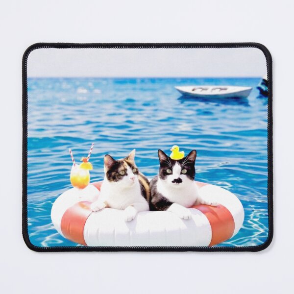Item preview, Water of Life Wall Art - Cute Cats in Tube on Water designed and sold by imsoyoon.