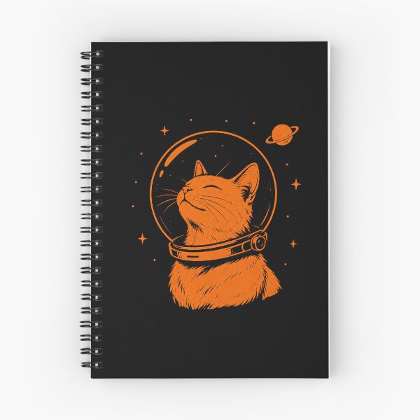 Item preview, Orange Space Cat Astronaut designed and sold by OCatClub.