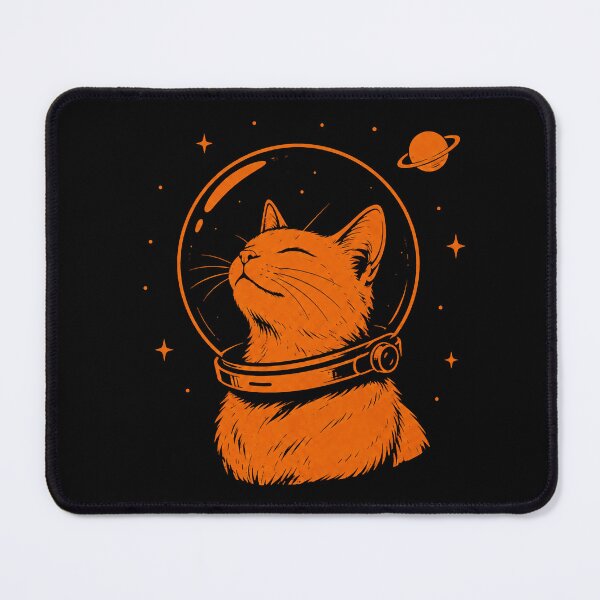 Item preview, Orange Space Cat Astronaut designed and sold by OCatClub.