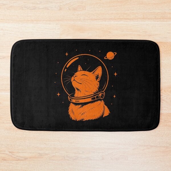 Item preview, Orange Space Cat Astronaut designed and sold by OCatClub.