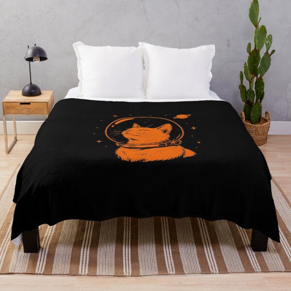 Item preview, Orange Space Cat Astronaut designed and sold by OCatClub.