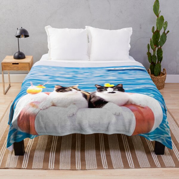 Item preview, Water of Life Wall Art - Cute Cats in Tube on Water designed and sold by imsoyoon.