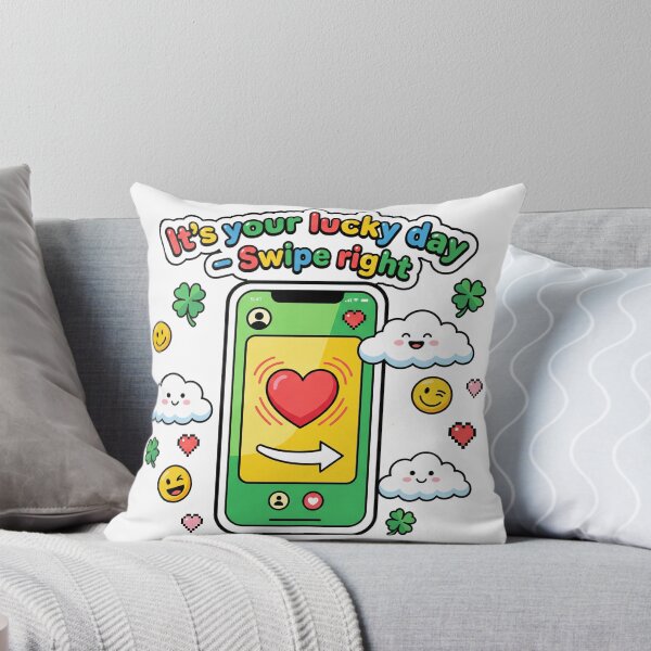 Item preview, It's Your lucky Day Swipe Right designed and sold by CornershopTee.