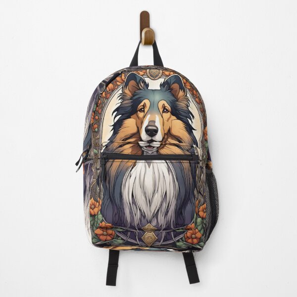 Item preview, Rough Collie Art Nouveau Dog Portrait designed and sold by pinkal.