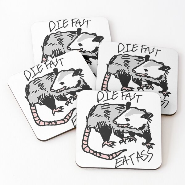 Item preview, Die Fast Eat Ass Opossum  designed and sold by Eversoles.