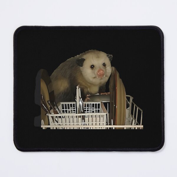 Item preview, Dishwasher Opossum Meme designed and sold by Eversoles.
