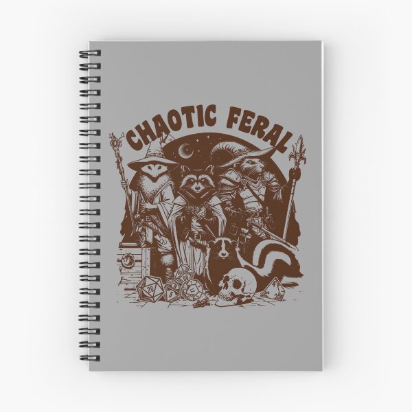 Item preview, Dnd Funny Rpg Alignment Chaotic Feral. Trash Animal Party Critters Racoon Opossum Rat And Skunk  designed and sold by Eversoles.