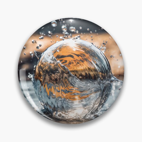 Item preview, Water Balloon Burst – Dreamlike Splash in Motion designed and sold by Quantum Doodle Studio.