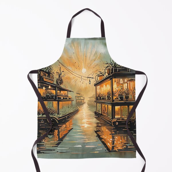 Item preview, River Barge Botanical designed and sold by ONYX Pixee.