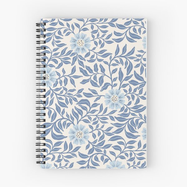 Item preview, Powder Blue Botanical Floral Vintage Cottagecore Climbing Vine designed and sold by dyesandpigments.
