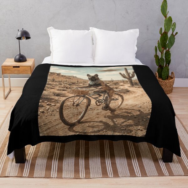Item preview, Belgian Shepherd Riding Bike Wild West Western UFO Dog Lover designed and sold by dian-rody-crest.