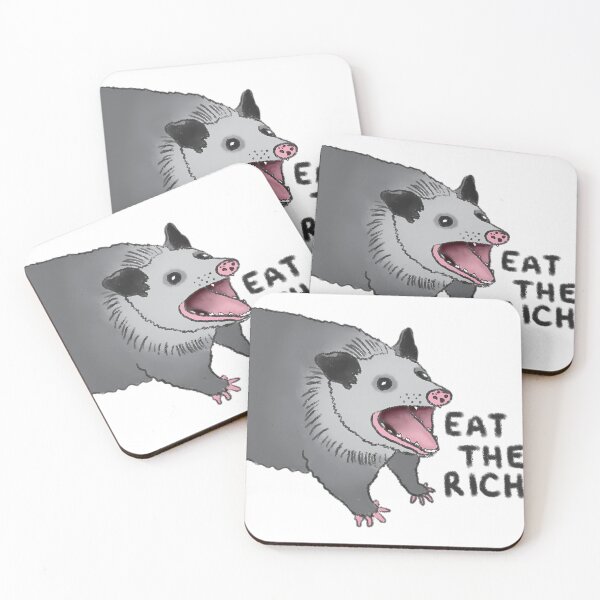 Item preview, Eat The Rich Possum  designed and sold by Eversoles.