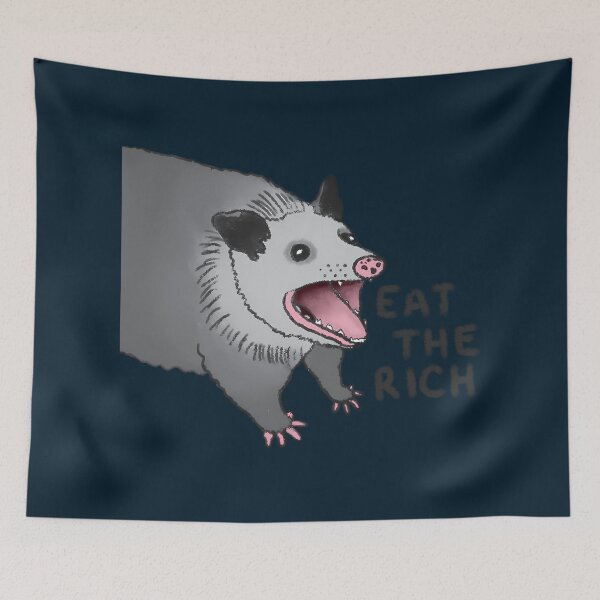 Item preview, Eat The Rich Possum  designed and sold by Eversoles.