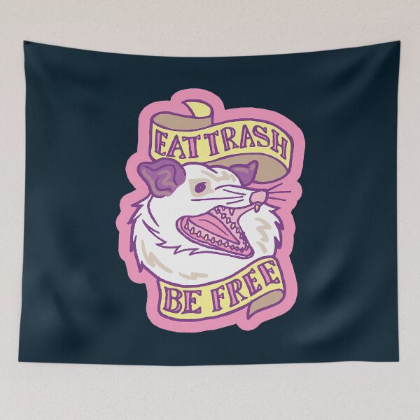 Item preview, Eat Trash Be Free  designed and sold by Eversoles.