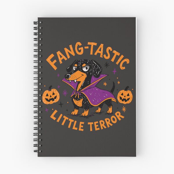 Item preview, Fang Tastic Little Terror Vampire Dachshund Halloween designed and sold by Studio Bootleg.