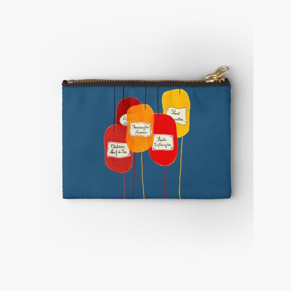 Item preview, Wine transfusion bags (blue background) designed and sold by MentaLee.