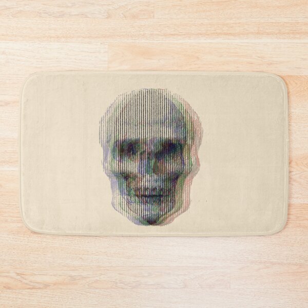 Item preview, Glitch Skull with Vertical Scanlines | Digital Human Distortions designed and sold by MikZviagin.