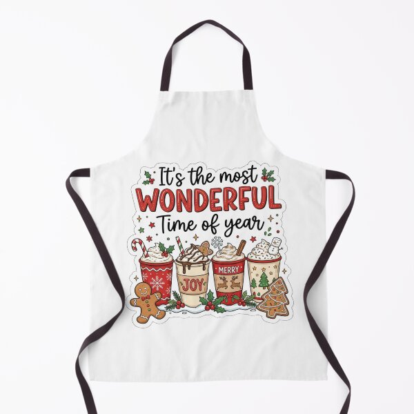 Item preview, It's The Most Wonderful Time Of Year Festive Christmas Coffee Illustration designed and sold by raedattia.