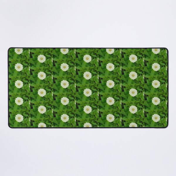 Item preview, white zinnia flower blooming in a garden. designed and sold by MiMee4451.