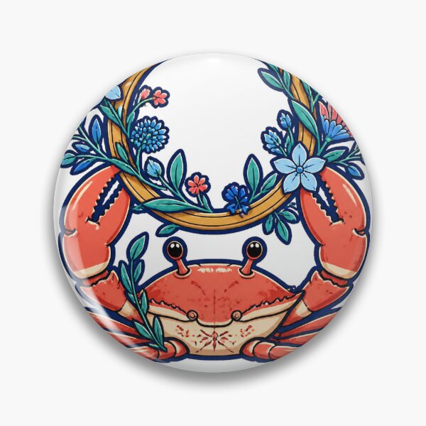 Item preview, Wildflower Ring Bearer Crab designed and sold by GraphycoPublish.