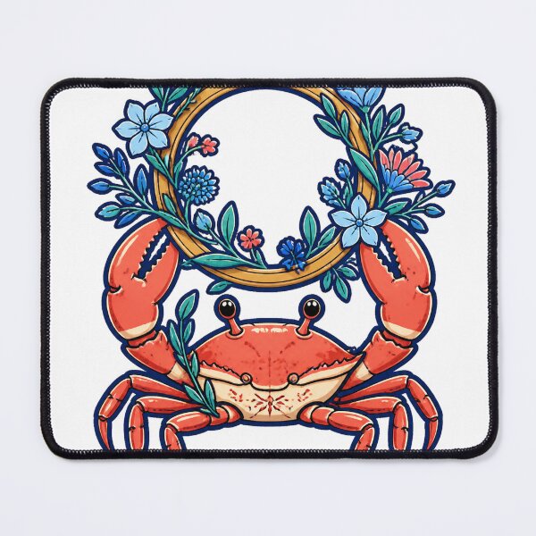Item preview, Wildflower Ring Bearer Crab designed and sold by GraphycoPublish.