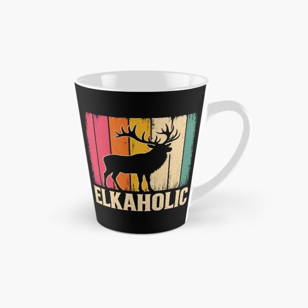 Item preview, Wildlife Buck Elk Hunting Hunter Deer Silhouette Elkaholic Retro designed and sold by CF_VintageDesign.