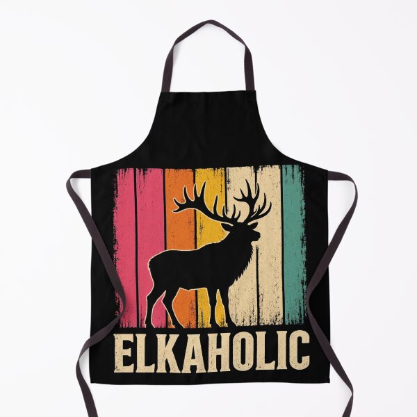 Item preview, Wildlife Buck Elk Hunting Hunter Deer Silhouette Elkaholic Retro designed and sold by CF_VintageDesign.
