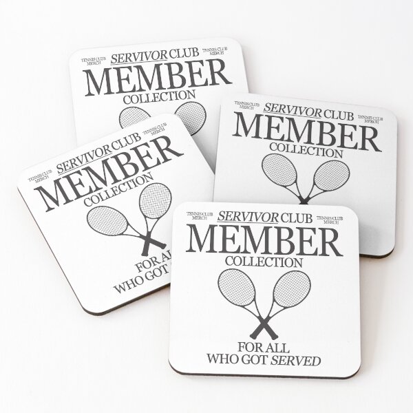 Item preview, Tennis Player Design Servivor Club Member designed and sold by Stil-Mix.