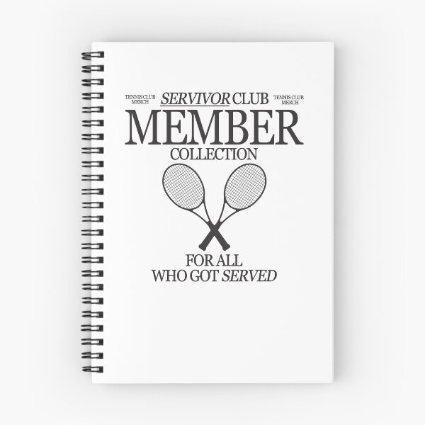 Item preview, Tennis Player Design Servivor Club Member designed and sold by Stil-Mix.