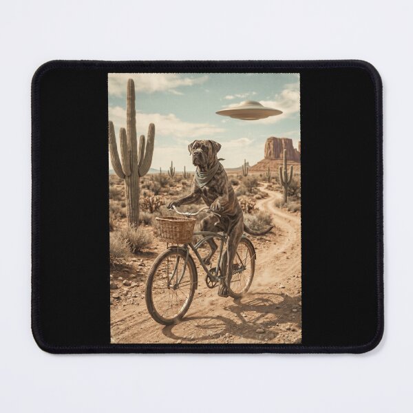 Item preview, Cane Corso Riding Bike Wild West Western UFO Dog Lover designed and sold by dian-rody-crest.