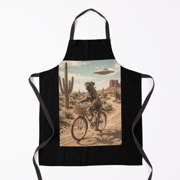 Item preview, Cane Corso Riding Bike Wild West Western UFO Dog Lover designed and sold by dian-rody-crest.