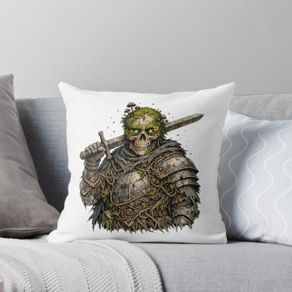 Item preview, Moss-Covered Skeleton Knight | Undead Forest Warrior | Mushroom Warrior | Dark Fantasy designed and sold by MrDev.