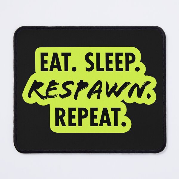 Item preview, Eat Sleep Respawn Repeat Dark – Bold Gaming Humor Gift for Dedicated Gamers designed and sold by Hello Hobbies.