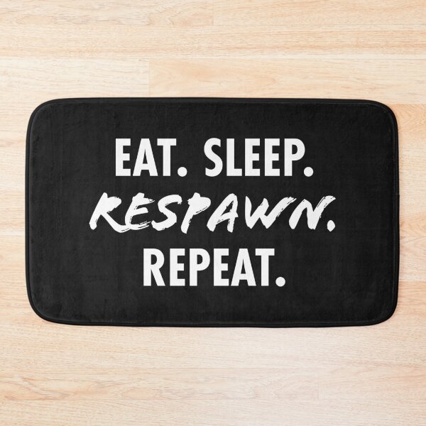 Item preview, Eat Sleep Respawn Repeat Dark – Bold Gaming Humor Gift for Dedicated Gamers designed and sold by Hello Hobbies.