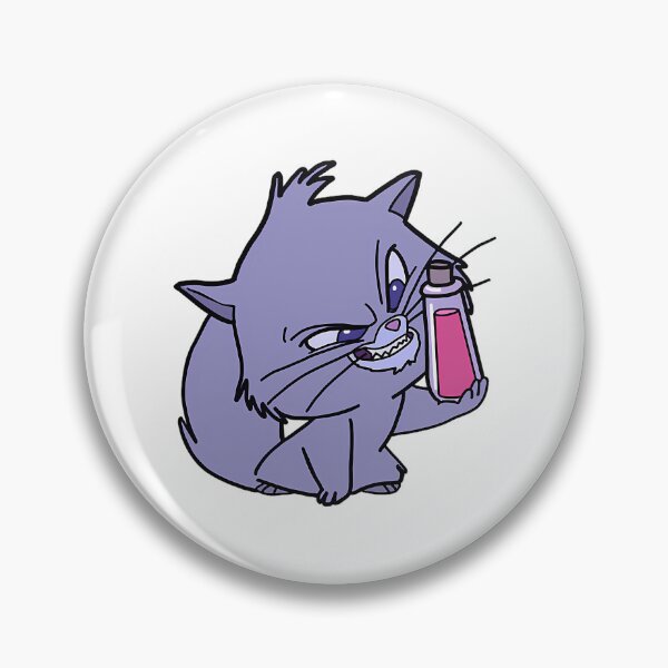 Artikelvorschau, Yzma Katze mit Giftflasche entworfen und verkauft von Tavaris-Disalvo.