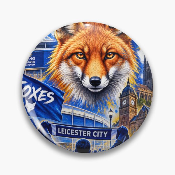 Item preview, Leicester City FC – Pride of Leicestershire Foxes Football Fan T-Shirt | Retro Supporter Design designed and sold by GarnerSupplyCo.