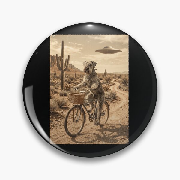 Artikelvorschau, Cesky Terrier fährt Fahrrad Wilder Westen Western UFO Hundeliebhaber entworfen und verkauft von dian-rody-crest.