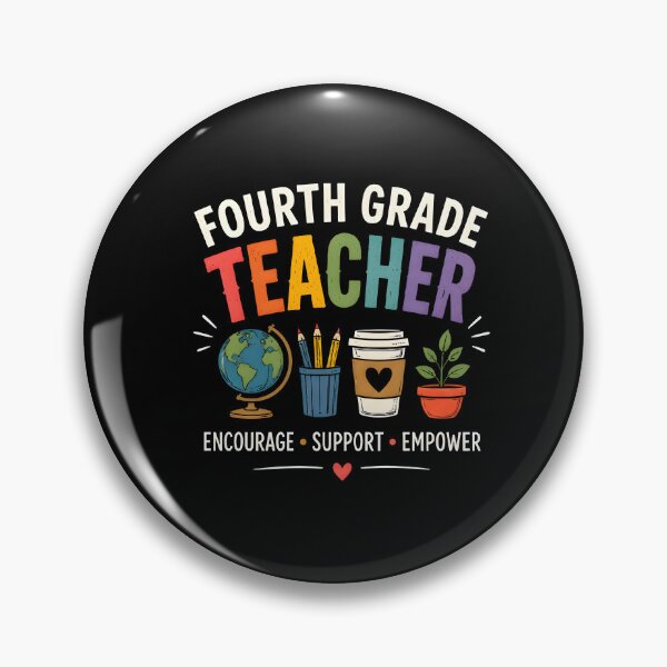 Item preview, Fourth Grade Teacher Gift designed and sold by PixelForge11.